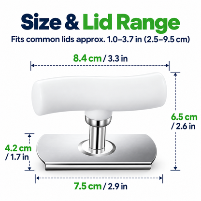 💥Adjustable Bottle & Jar Opener, Easy-Grip Stainless Steel Kitchen Opening Tool for 1–4 Inch Lids