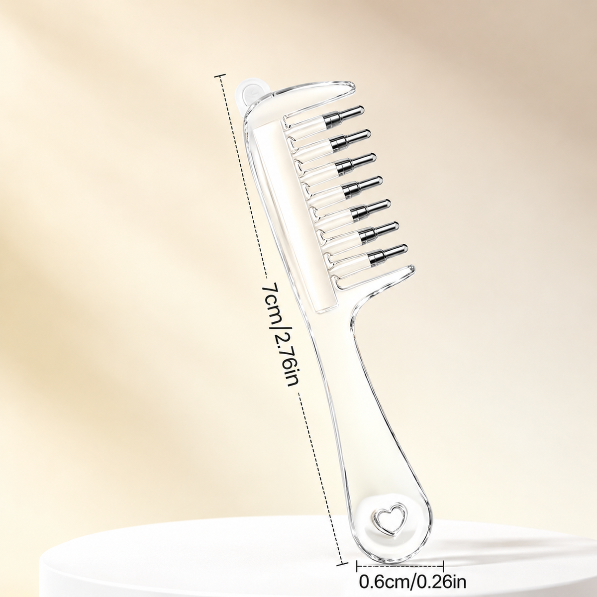 💆Scalp Oil Applicator Comb, Precision Hair Treatment Bottle for Root Application, Scalp Massage Brush for Hair Oils, Serums and Liquid Hair Care Products