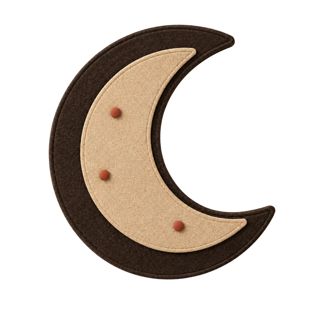 Crescent Pinboard Panel on white