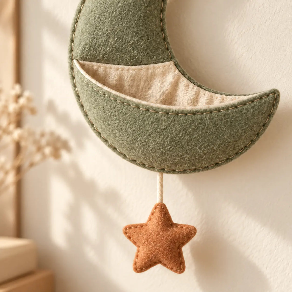 Moon Pocket lining and star detail
