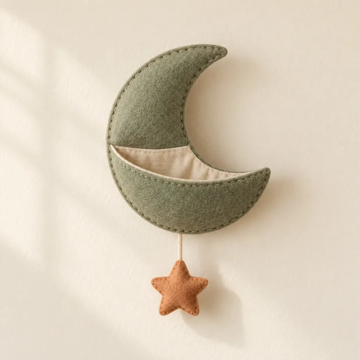 Moon Pocket Bedside Hanger front view