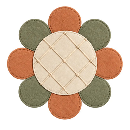 Petal Grid Felt Board on white