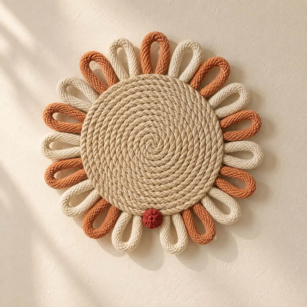 Sunloop Woven Wall Charm front view