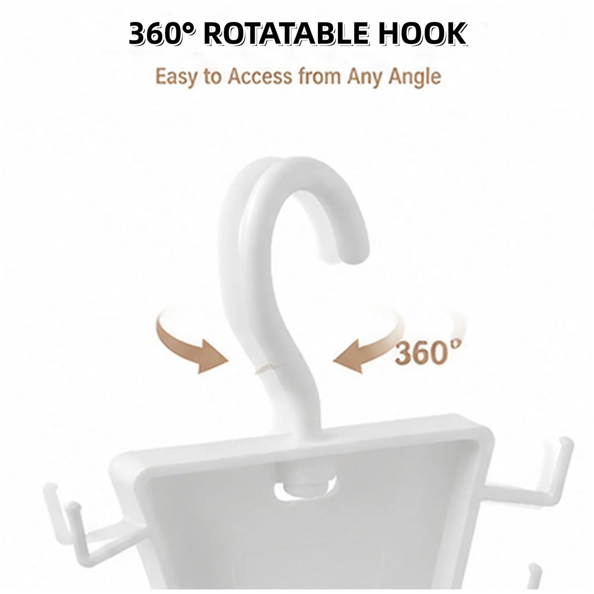 360° Rotating Vertical Closet Organizer Hanger